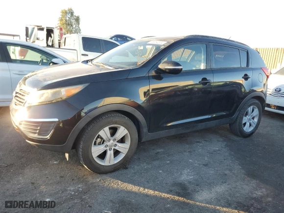 2012 Kia Sportage LX with VIN KNDPB3A27C7260725, listed as a Copart auction lot 86654524 with 146,217 mi miles and Salvage Title. Bid and sale history available at carsss.com. Image 1.