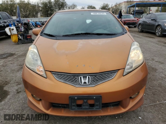 2009 Honda Fit Sport w/Navi with VIN JHMGE88609S006727, listed as a Copart auction lot 48816235 with 152,252 mi miles and Salvage Title. Bid and sale history available at carsss.com. Image 5.