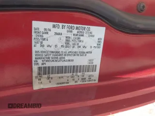2007 Ford Explorer XLT z VIN 1FMEU63E27UA33830, wystawiony jako IAAI lot #42235429 z przebiegiem 322 272 mil mil oraz . Historia ofert i sprzedaży dostępna na DreamBid. Obrazek 9.
