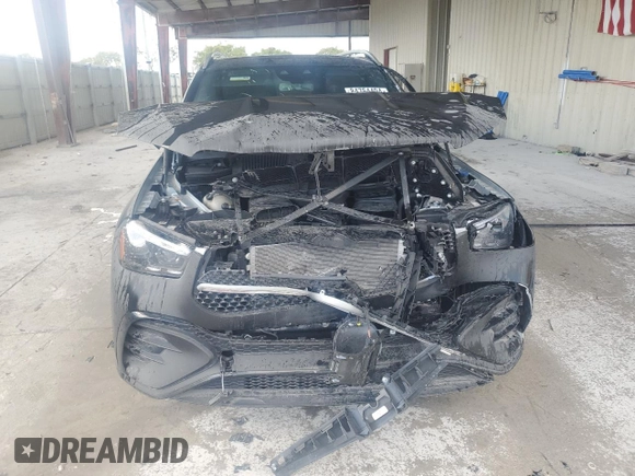 2024 Mercedes-Benz GLE 450 with VIN 4JGFB5KB8RB122828, listed as a Copart auction lot 84754404 with 9,329 mi miles and Salvage title. Bid and sale history available at DreamBid. Image 5.