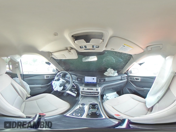 2022 Ford Explorer with VIN 1FMSK8BHXNGA30749, listed as a Copart auction lot 53938235 with 51,212 mi miles and Non repairable. Bid and sale history available at DreamBid. Image 16.