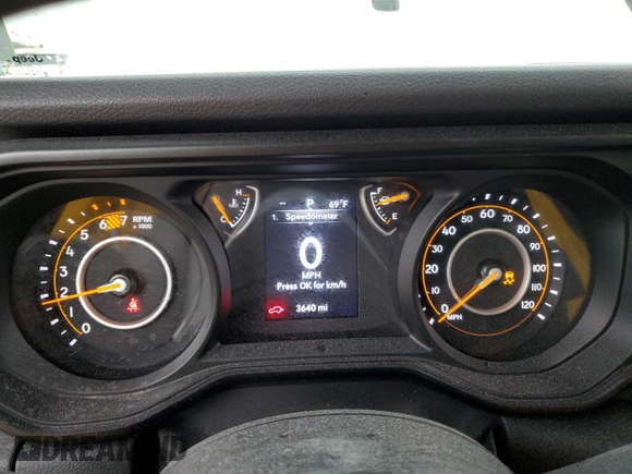 2024 Jeep Wrangler Sport S z VIN 1C4PJXAN7RW134755, wystawiony jako Copart lot #79609434 z przebiegiem 3 640 mil mil oraz Szkoda całkowita • Salvage title. Historia ofert i sprzedaży dostępna na DreamBid. Obrazek 9.