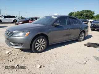 2014 Volkswagen Passat Wolfsburg Edition with VIN 1VWAS7A30EC118276, listed as a Copart auction lot 60730425 with 141,975 mi miles and Salvage title. Bid and sale history available at DreamBid. Image 1.