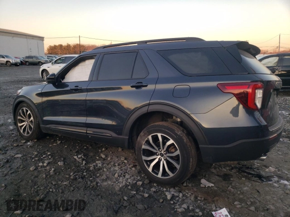 2022 Ford Explorer ST-Line with VIN 1FMSK8KH9NGB05344, listed as a Copart auction lot 86630064 with 25,775 mi miles and Salvage Title. Bid and sale history available at carsss.com. Image 2.