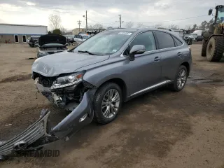2014 Lexus RX 450h with VIN JTJBC1BA5E2069111, listed as a Copart auction lot 47859465 with 116,544 mi miles and Salvage title. Bid and sale history available at DreamBid. Image 1.