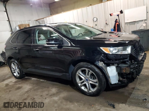 2017 Ford Edge Titanium with VIN 2FMPK4K97HBB69479, listed as a Copart auction lot 50074125 with 115,976 mi miles and Salvage Title. Bid and sale history available at carsss.com. Image 4.