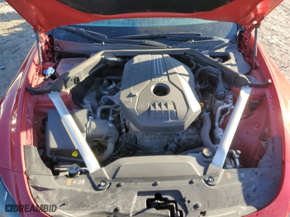 2019 Kia Stinger Premium with VIN KNAE25LA9K6059112, listed as a Copart auction lot 76239304 with 61,266 mi miles and Non Repairable. Bid and sale history available at carsss.com. Image 11.