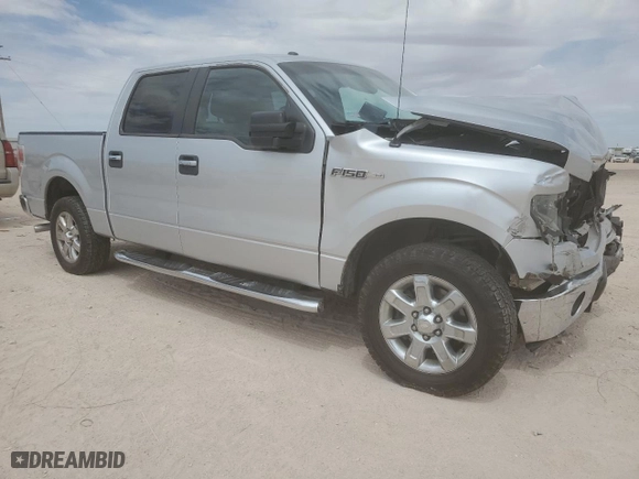 2013 Ford F-150 XL with VIN 1FTEW1CM1DKD06918, listed as a Copart auction lot 53304535 with 123,443 mi miles and Salvage Title. Bid and sale history available at carsss.com. Image 4.