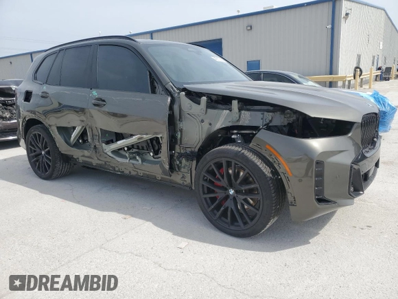2025 BMW X5 sDrive40i with VIN 5UX13EU07S9Z06159, listed as a Copart auction lot 46913255 with 202 mi miles and Salvage Title. Bid and sale history available at carsss.com. Image 4.