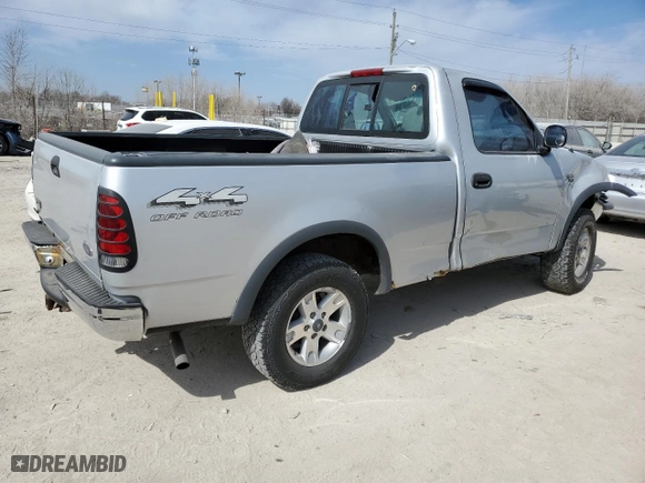 1998 Ford F-150 Standard with VIN 1FTZF18W9WKA65043, listed as a Copart auction lot 48902695 with 133,727 mi miles and Salvage Title. Bid and sale history available at carsss.com. Image 3.