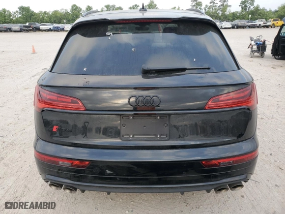 2023 Audi SQ5 Prestige with VIN WA1C4AFY0P2152356, listed as a Copart auction lot 53361005 with 13,281 mi miles and Salvage Title. Bid and sale history available at carsss.com. Image 6.