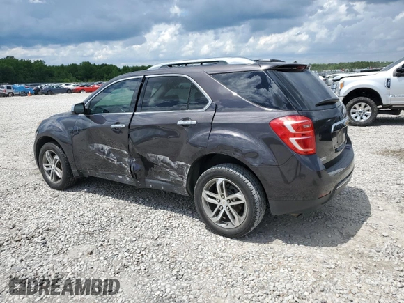 2016 Chevrolet Equinox LTZ z VIN 2GNALDEK4G6289826, wystawiony jako Copart lot #56425745 z przebiegiem 126 695 mil mil oraz Szkoda całkowita • Salvage title. Historia ofert i sprzedaży dostępna na DreamBid. Obrazek 2.