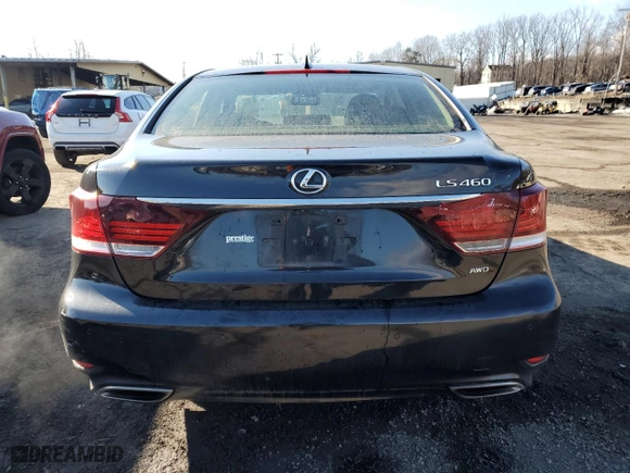 2016 Lexus LS 460 with VIN JTHCL5EF2G5026433, listed as a Copart auction lot 46316905 with 177,089 mi miles and Salvage Title. Bid and sale history available at carsss.com. Image 6.