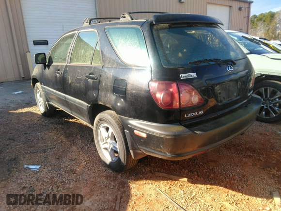 1999 Lexus RX 300 Luxury SUV with VIN JT6HF10U7X0038014, listed as a IAAI auction lot 41244208 with 183,823 mi miles. Bid and sale history available at carsss.com. Image 3.