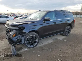 2024 Ford Expedition Limited z VIN 1FMJU2A80REA82462, wystawiony jako Copart lot #51063675 z przebiegiem 25 735 mil mil oraz Szkoda całkowita • Salvage title. Historia ofert i sprzedaży dostępna na DreamBid. Obrazek 1.