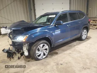 2021 Volkswagen Atlas 3.6L V6 SE w/Technology with VIN 1V2HR2CA7MC554860, listed as a Copart auction lot 47916295 with 78,709 mi miles and Salvage Title. Bid and sale history available at carsss.com. Image 1.