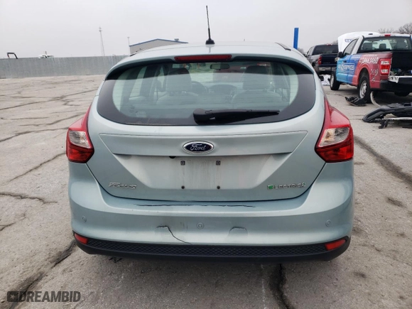 2013 Ford Focus Electric with VIN 1FADP3R46DL146756, listed as a Copart auction lot 43419335 with 57,142 mi miles and Salvage Title. Bid and sale history available at carsss.com. Image 6.
