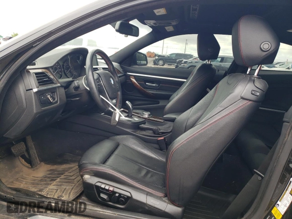 2015 BMW 4 Series 435i with VIN WBA3R1C56FK194429, listed as a Copart auction lot 58838255 with 91,823 mi miles and Salvage title. Bid and sale history available at DreamBid. Image 7.