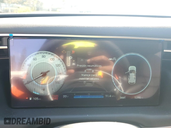 2024 Hyundai Tucson Limited with VIN 5NMJE3DE7RH384644, listed as a Copart auction lot 50822915 with 5,398 mi miles and Non Repairable. Bid and sale history available at DreamBid. Image 9.