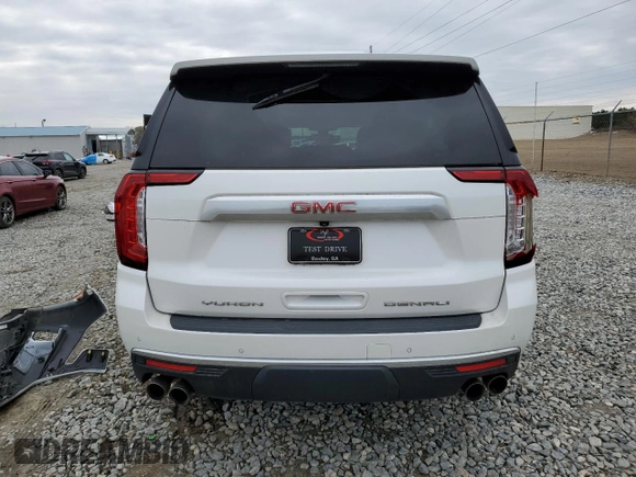 2022 GMC Yukon XL Denali with VIN 1GKS2JKL5NR344043, listed as a Copart auction lot 41957835 with 54,181 mi miles and Salvage Title. Bid and sale history available at carsss.com. Image 6.