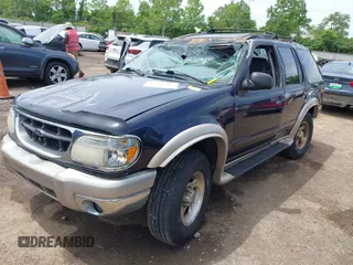 2001 Ford Explorer Eddie Bauer z VIN 1FMZU74E01ZA15102, wystawiony jako IAAI lot #42296412 z przebiegiem 163 954 mil mil oraz . Historia ofert i sprzedaży dostępna na DreamBid. Obrazek 2.