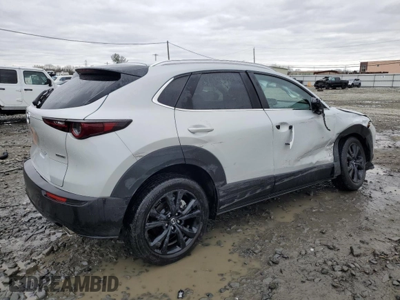 2024 Mazda CX-30 S Select Sport with VIN 3MVDMBBM2RM660521, listed as a Copart auction lot 48143035 with 4,142 mi miles and Salvage Title. Bid and sale history available at DreamBid. Image 3.