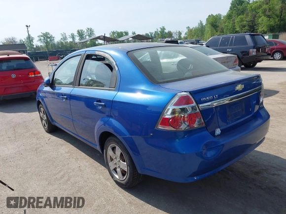 2011 Chevrolet Aveo 1LT with VIN KL1TD5DE8BB137545, listed as a IAAI auction lot 42122451 with 188,034 mi miles and . Bid and sale history available at DreamBid. Image 3.