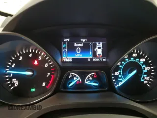 2016 Ford Escape Titanium with VIN 1FMCU9J95GUC57205, listed as a Copart auction lot 71033934 with 90,477 mi miles and Salvage Title. Bid and sale history available at DreamBid. Image 9.