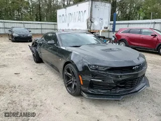 2022 Chevrolet Camaro 2SS with VIN 1G1FH1R72N0108063, listed as a Copart auction lot 50100645 with 22,502 mi miles and Salvage Title. Bid and sale history available at carsss.com. Image 10.