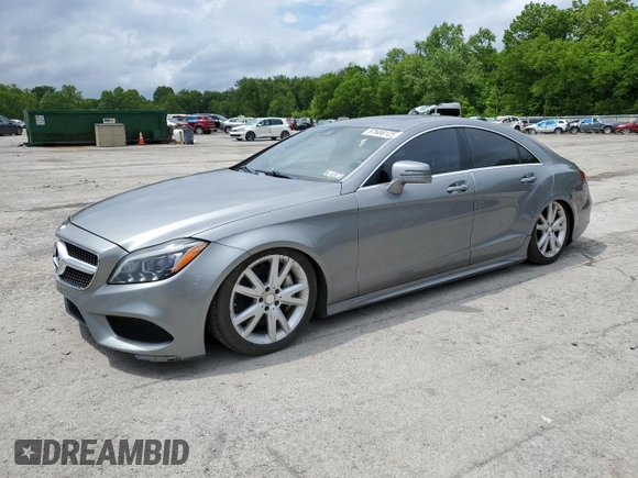 2015 Mercedes-Benz CLS 550 z VIN WDDLJ7DB3FA140857, wystawiony jako Copart lot #57606125 z przebiegiem 131 131 mil mil oraz Czysty tytuł • Clean title. Historia ofert i sprzedaży dostępna na DreamBid. Obrazek 1.