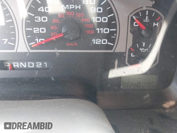 2006 Ford F-150 XLT with VIN 1FTPW14VX6KD22733, listed as a IAAI auction lot 42182156 with 264,829 mi miles and . Bid and sale history available at carsss.com. Image 7.