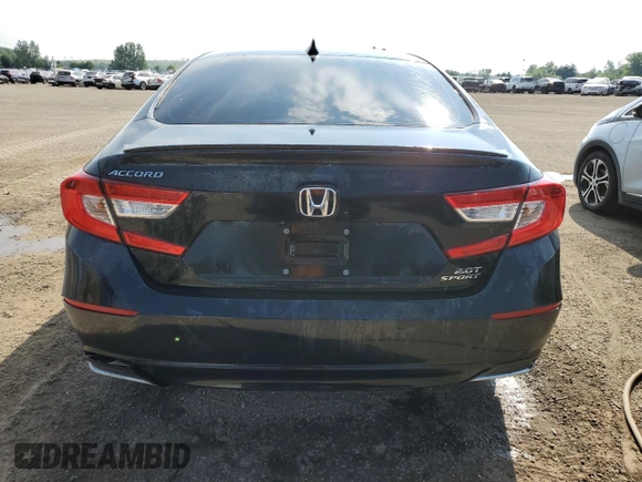 2021 Honda Accord Sport with VIN 1HGCV2F35MA800967, listed as a Copart auction lot 62327225 with 51,104 mi miles and Clean title. Bid and sale history available at DreamBid. Image 6.