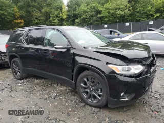 2021 Chevrolet Traverse RS with VIN 1GNEVJKW9MJ120773, listed as a Copart auction lot 64300084 with 82,397 mi miles and Salvage Title. Bid and sale history available at carsss.com. Image 4.