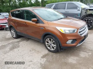 2017 Ford Escape SE z VIN 1FMCU0GD9HUA53712, wystawiony jako IAAI lot #42386178 z przebiegiem 126 394 mil mil oraz . Historia ofert i sprzedaży dostępna na DreamBid. Obrazek 1.