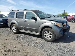 2008 Nissan Pathfinder SE with VIN 5N1AR18B08C652113, listed as a Copart auction lot 53815925 with 252,770 mi miles and Salvage title. Bid and sale history available at DreamBid. Image 4.