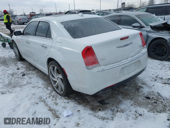 2017 Chrysler 300 with VIN 2C3CCAKG9HH665088, listed as a IAAI auction lot 41380515 with 91,760 mi miles. Bid and sale history available at carsss.com. Image 3.