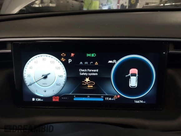 2023 Hyundai Tucson Limited with VIN KM8JECAE0PU213725, listed as a IAAI auction lot 41416606 with 16,674 mi miles and . Bid and sale history available at DreamBid. Image 7.
