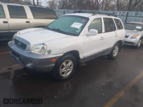 2003 Hyundai Santa Fe GLS with VIN KM8SC73D53U346562, listed as a IAAI auction lot 41706515 with 192,883 mi miles. Bid and sale history available at carsss.com. Image 2.