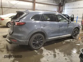 2023 Mazda CX-9 Carbon Edition with VIN JM3TCBDY6P0647665, listed as a Copart auction lot 46346605 with 26,882 mi miles and Salvage Title. Bid and sale history available at carsss.com. Image 3.