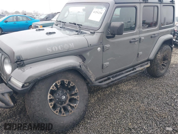2019 Jeep Wrangler Unlimited Sahara с VIN 1C4HJXEG1KW543811, выставлен на аукционе IAAI как лот 41291234 с пробегом 63 714 миль миль и . История ставок и продаж доступна на DreamBid. Изображение 6.