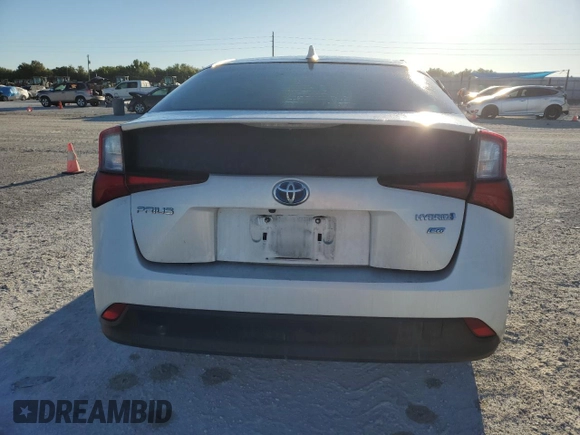 2022 Toyota Prius L Eco with VIN JTDKAMFU4N3157754, listed as a Copart auction lot 49533745 with Not Provided miles and Non Repairable. Bid and sale history available at DreamBid. Image 6.