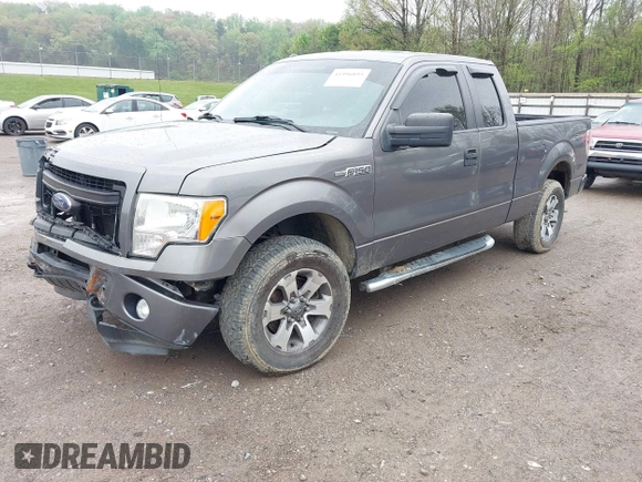 2013 Ford F-150 XL with VIN 1FTFX1EF8DKE38140, listed as a IAAI auction lot 41996035 with 161,332 mi miles. Bid and sale history available at carsss.com. Image 17.