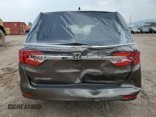 2018 Honda Odyssey EX with VIN 5FNRL6H5XJB069136, listed as a Copart auction lot 51873105 with 43,205 mi miles and Salvage title. Bid and sale history available at DreamBid. Image 6.