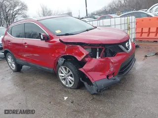 2017 Nissan Rogue Sport SL with VIN JN1BJ1CR7HW117561, listed as a IAAI auction lot 41458970 with 126,078 mi miles. Bid and sale history available at carsss.com. Image 1.