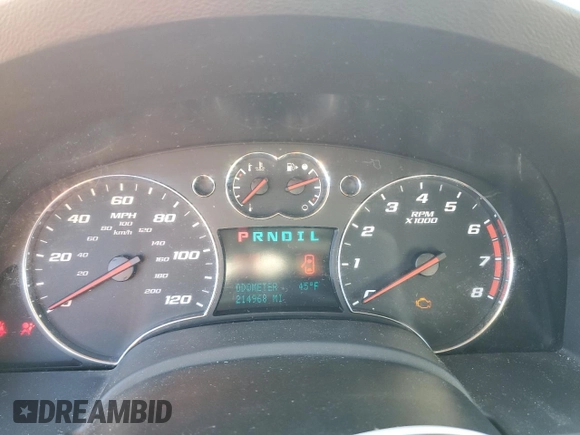 2007 Chevrolet Equinox LT with VIN 2CNDL63F076010228, listed as a Copart auction lot 46091495 with 214,968 mi miles and Salvage Title. Bid and sale history available at carsss.com. Image 9.