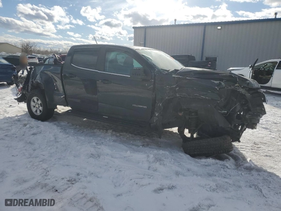 2018 Chevrolet Colorado 4WD Work Truck with VIN 1GCGTBENXJ1143782, listed as a Copart auction lot 47961225 with 35,588 mi miles and Salvage Title. Bid and sale history available at carsss.com. Image 4.