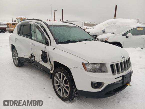 2016 Jeep Compass Sport SE z VIN 1C4NJDBB8GD596695, wystawiony jako Copart lot #44223565 z przebiegiem 65 776 mil mil oraz Szkoda całkowita • Salvage title. Historia ofert i sprzedaży dostępna na DreamBid. Obrazek 4.
