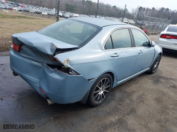 2004 Acura TSX with VIN JH4CL96834C003631, listed as a IAAI auction lot 41671113 with NaN miles. Bid and sale history available at carsss.com. Image 4.