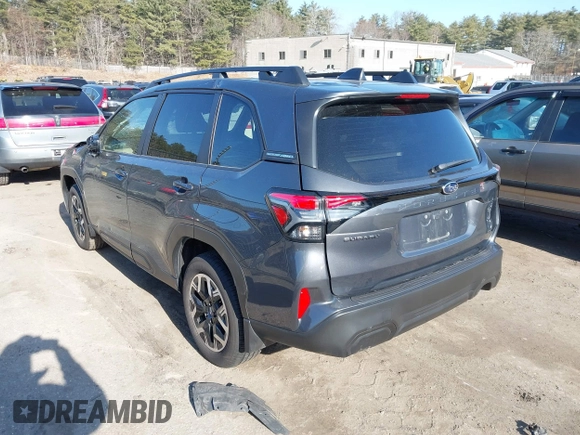 2025 Subaru Forester Premium with VIN JF2SLDDC8SH444437, listed as a IAAI auction lot 41771942 with 4,246 mi miles. Bid and sale history available at carsss.com. Image 3.