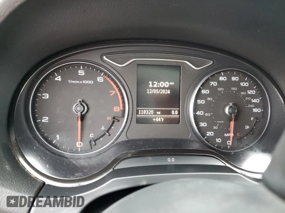 2015 Audi A3 1.8T Premium with VIN WAUACGFF3F1033946, listed as a Copart auction lot 44549545 with 118,320 mi miles and Clean Title. Bid and sale history available at carsss.com. Image 9.
